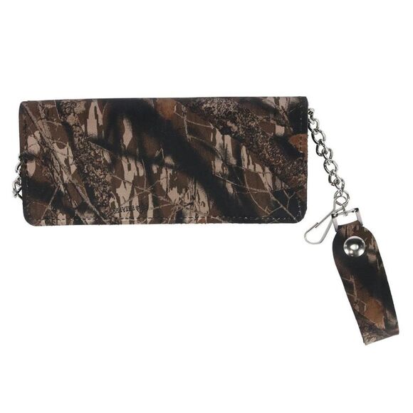 CTM Men's Camo Print Long Chain Wallet - Picture 2 of 4